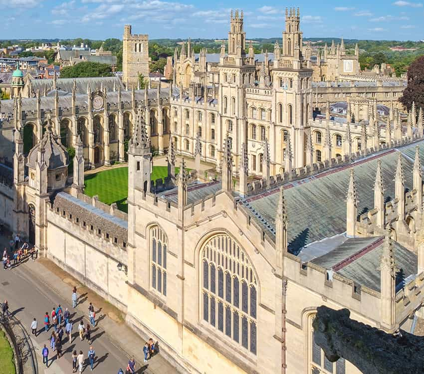 Accreditations, University of Oxford Building