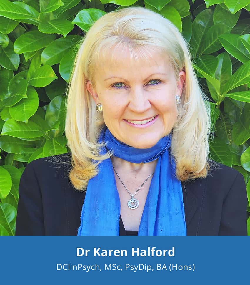 Dr Karen Halford - Clinical Psychologist